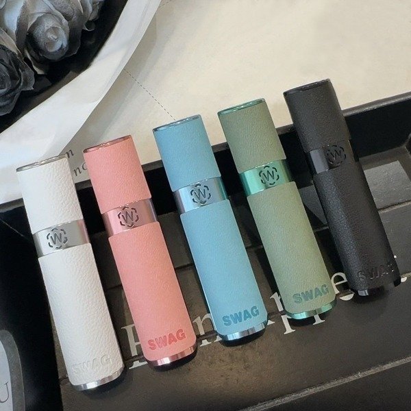 6色可選｜SWAG主機 SWAG電子煙一代皮革主機煙桿 通用一代煙彈 台灣現貨